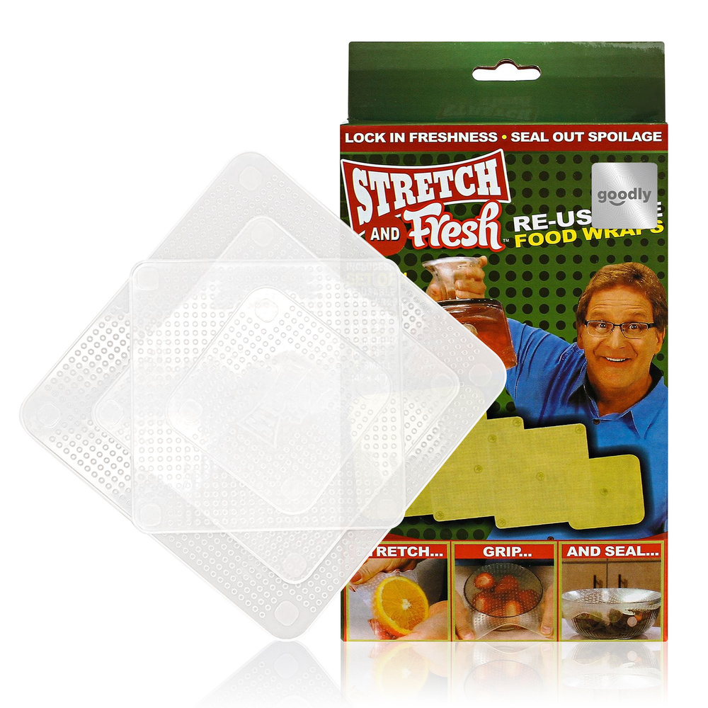 

Эластичные силиконовые крышки Stretch and Fresh, Stretch and Fresh