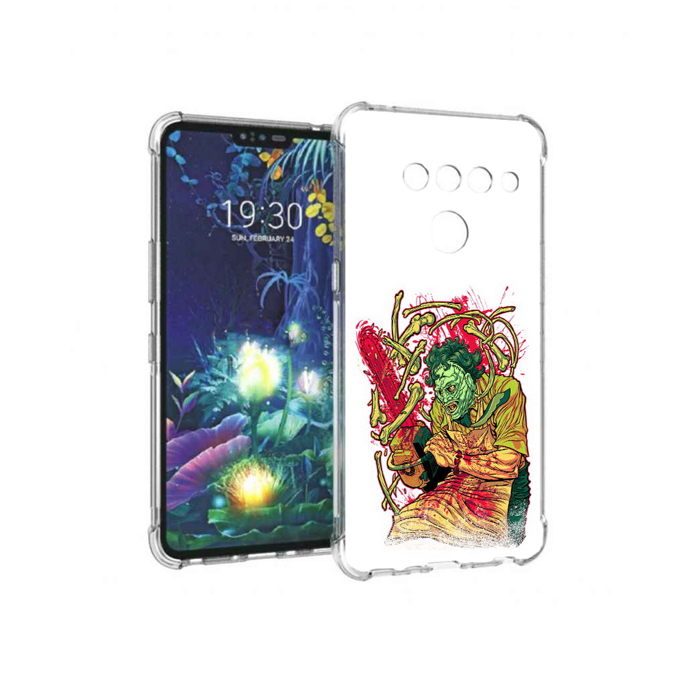 

Чехол MyPads Tocco для LG V50 ThinQ яркий мясник, Прозрачный, Tocco