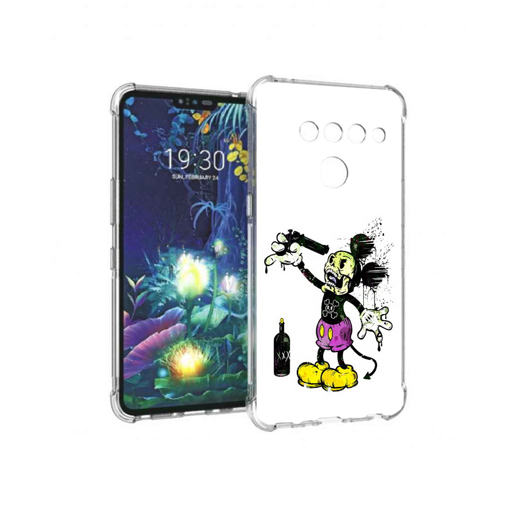 

Чехол MyPads Tocco для LG V50 ThinQ Драг Микки, Прозрачный, Tocco