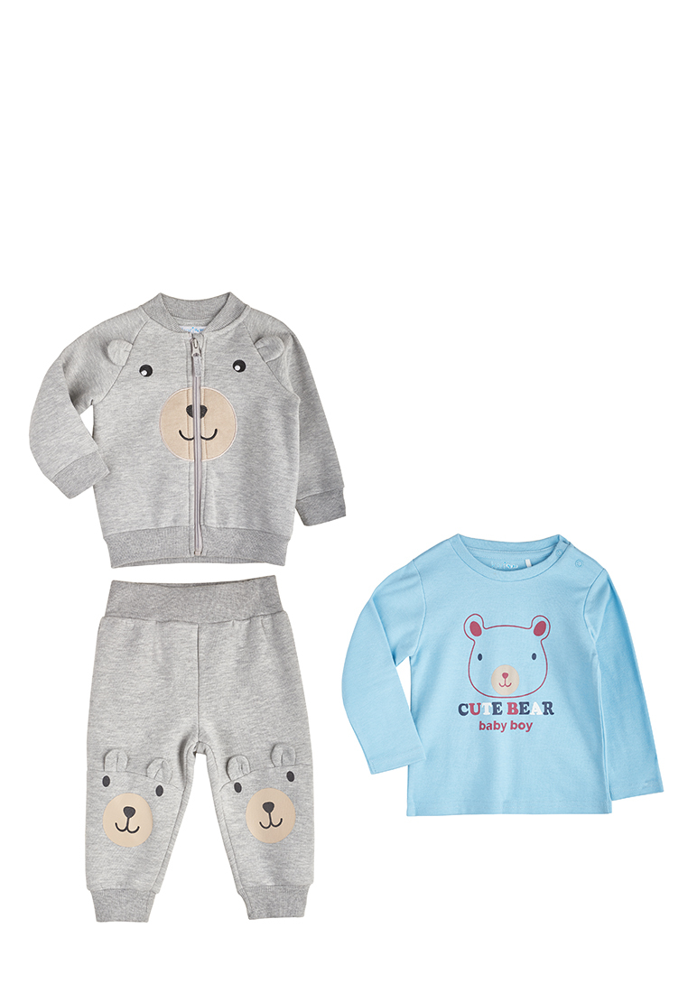 

Комплект одежды Kari baby AW20B01003208 цв. серый, светло-голубой р. 86, AW20B01003208