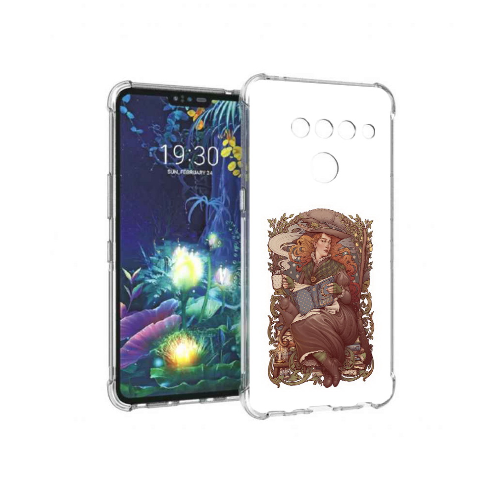 

Чехол MyPads Tocco для LG V50 ThinQ Женские_126, Прозрачный, Tocco