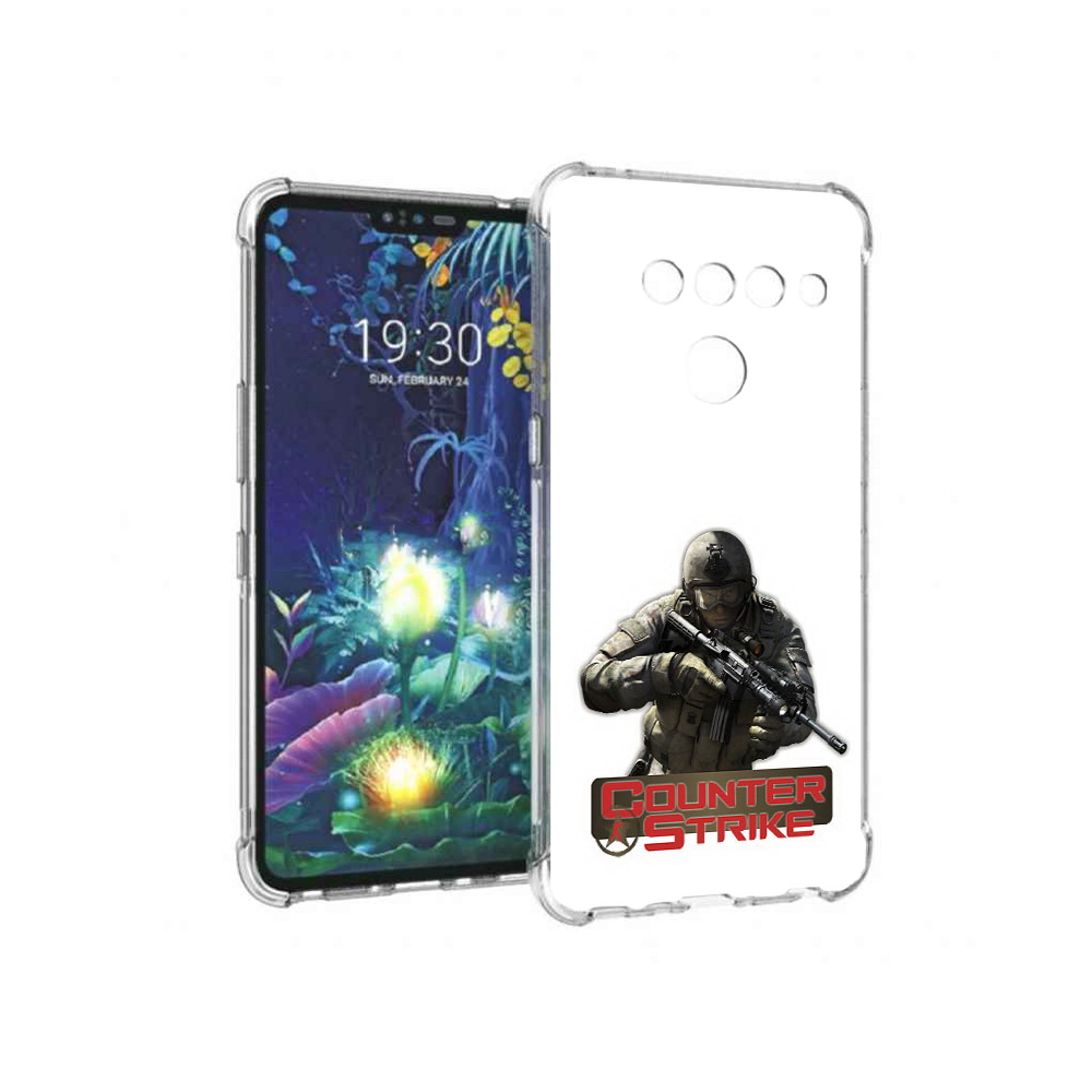 

Чехол MyPads Tocco для LG V50 ThinQ Контра, Прозрачный, Tocco