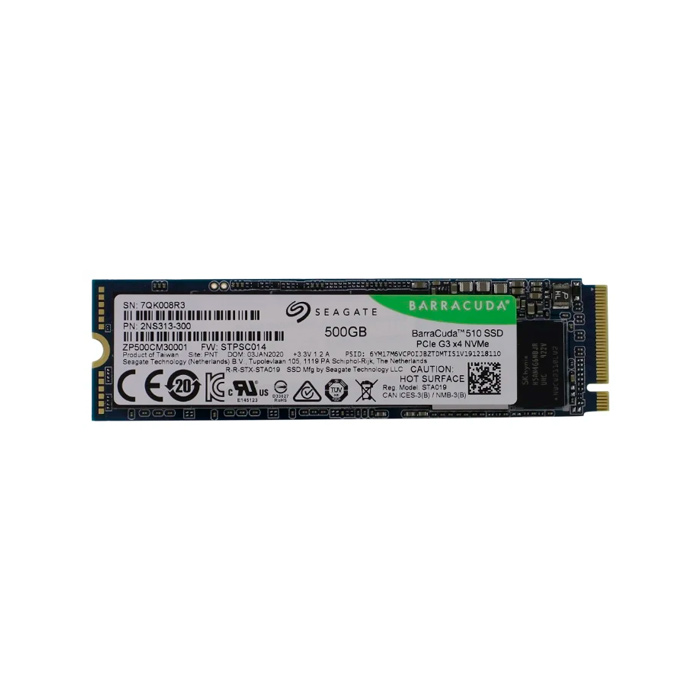 

SSD накопитель Seagate BarraCuda 510 M.2 2280 500 ГБ (ZP500CM3A001), BarraCuda 510