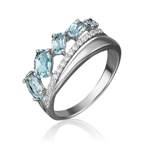 

Кольцо из золота р. , PLATINA jewelry 01-4518-00-207-1120-46, фианит\топаз, 01-4518-00-207-1120-46