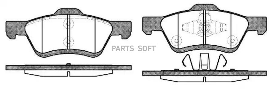 

Колодки Дисковые П Ford Maverick/Mazda Tribute 2.3-3.0 1124 00 -Gdb1752-P 24 085 [4778223]