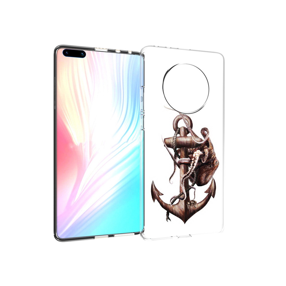 Чехол MyPads Tocco для Huawei Mate 40 Pro ржавый якорь