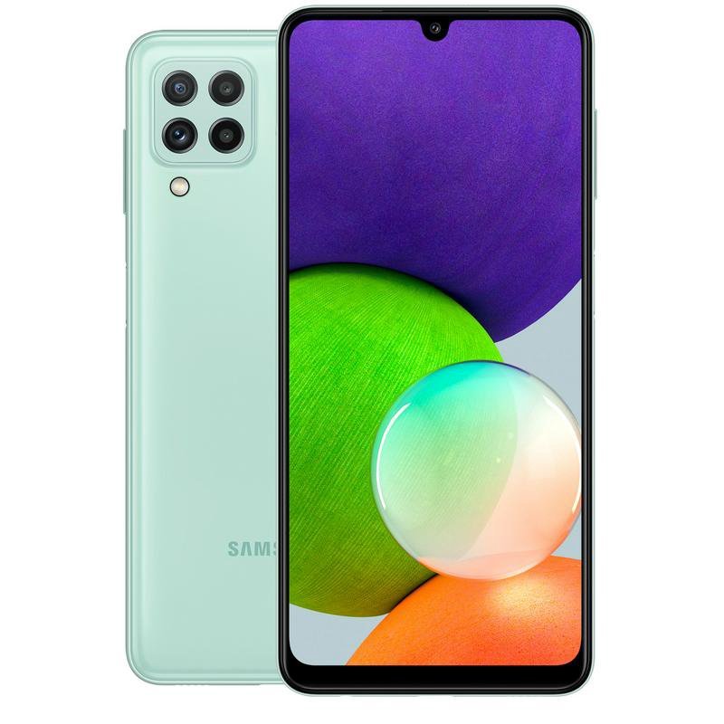 

Смартфон Samsung Galaxy A22 64Gb, SM-A225F, мятный