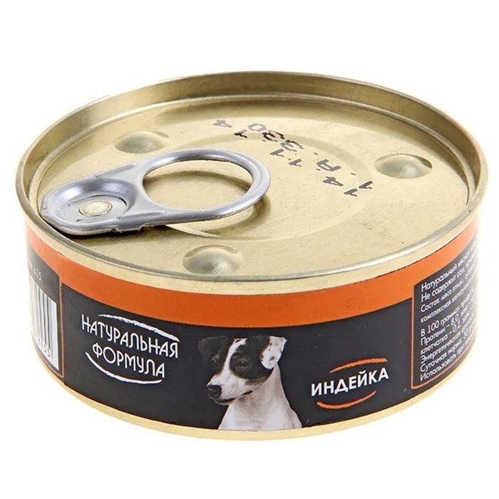

Консервы для собак НАТУРАЛЬНАЯ ФОРМУЛА с индейкой, 100 г