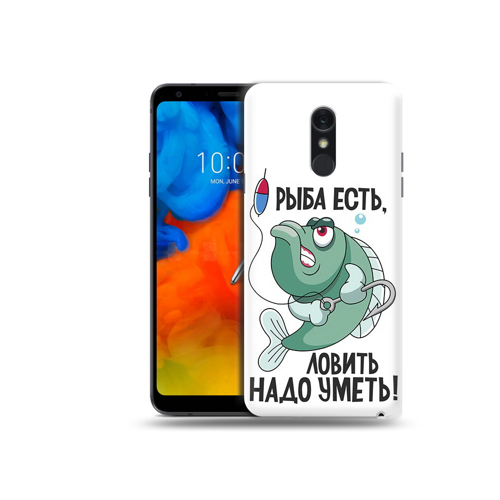 

Чехол MyPads Tocco для LG Q Stylus Рыба есть ,ловить надо уметь, Прозрачный, Tocco