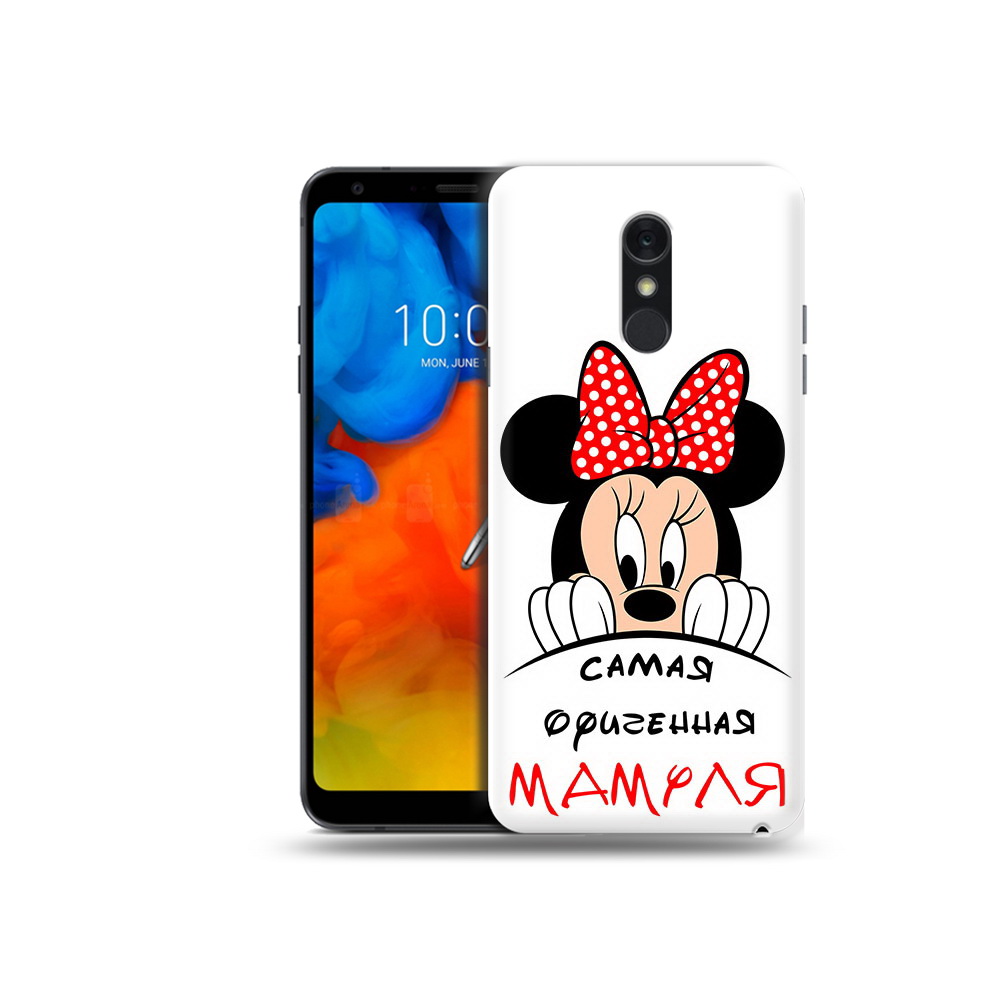 

Чехол MyPads Tocco для LG Q Stylus Самая лучшая мамуля Мини Маус, Прозрачный, Tocco