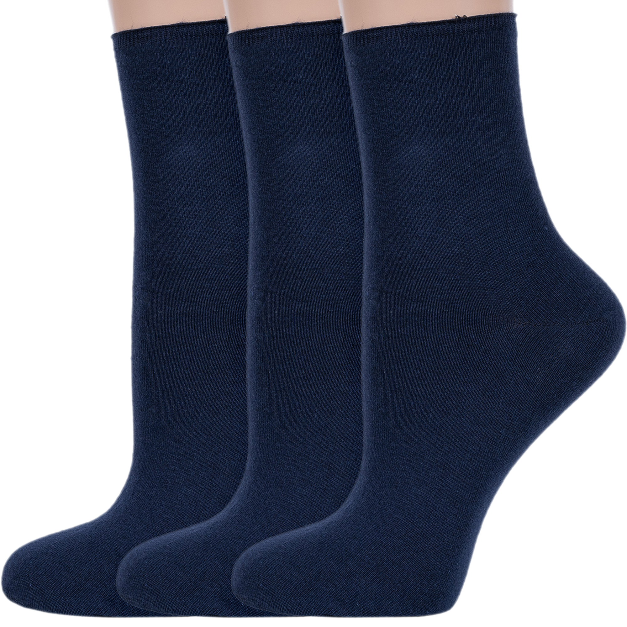 

Комплект носков женских Rusocks 3-Ж-1528 синих 23-25, Синий, 3-Ж-1528