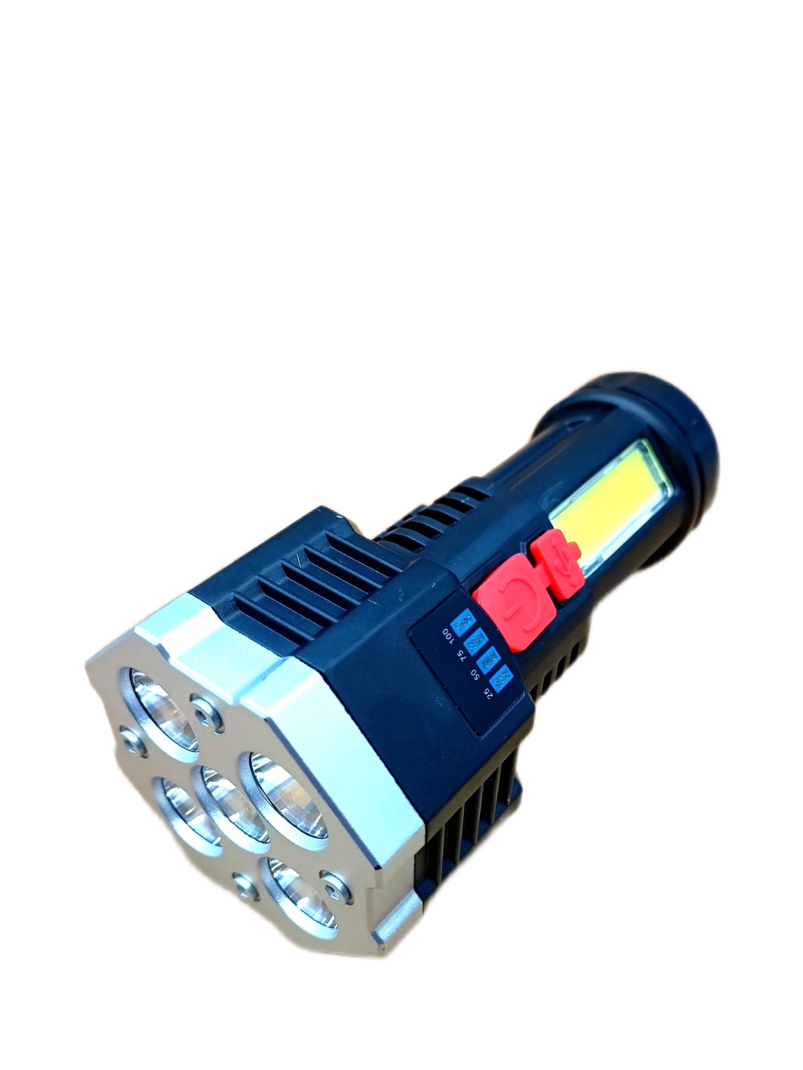 

Фонарь SUPER LIHT аккумуляторный светодиодный, Черный, SUPER LIHT