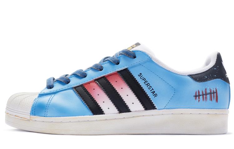

Кеды унисекс Adidas Superstar голубые 40 EU, Голубой, Superstar