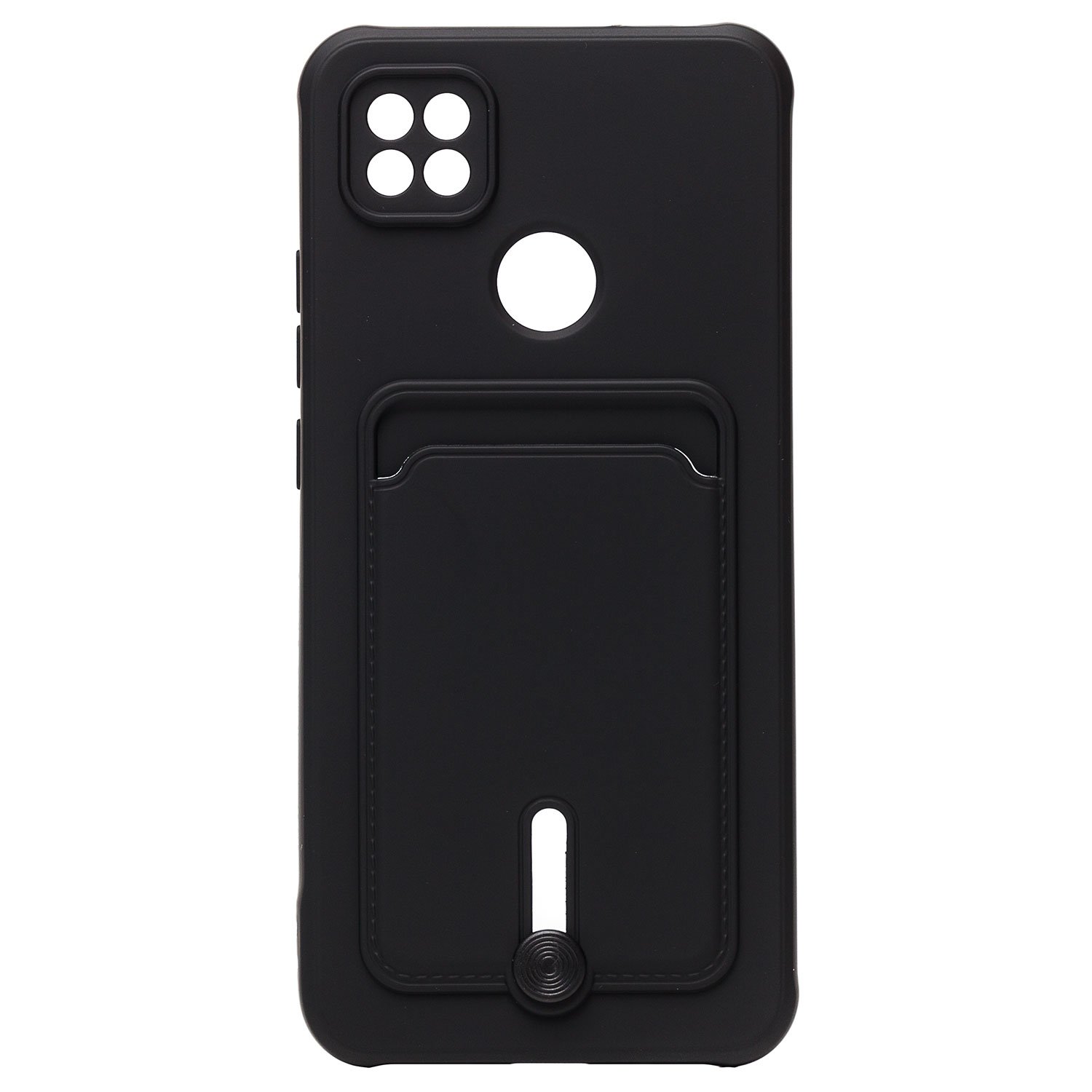 

Чехол Xiaomi Redmi 9C (M2006C3MG, M2006C3MNG) силиконовый с картхолдером №4 черный, Xiaomi M2006C3MG