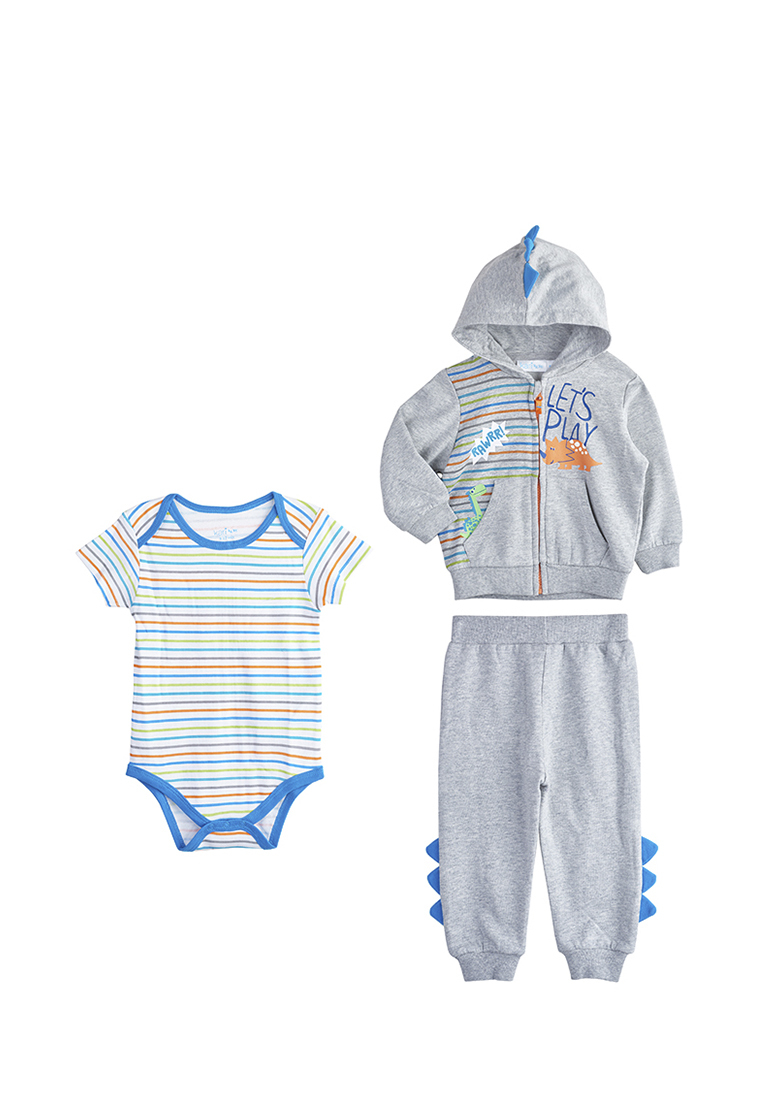 

Комплект одежды Kari baby SS19B43000523 цв. светло-серый р. 68, SS19B43000523