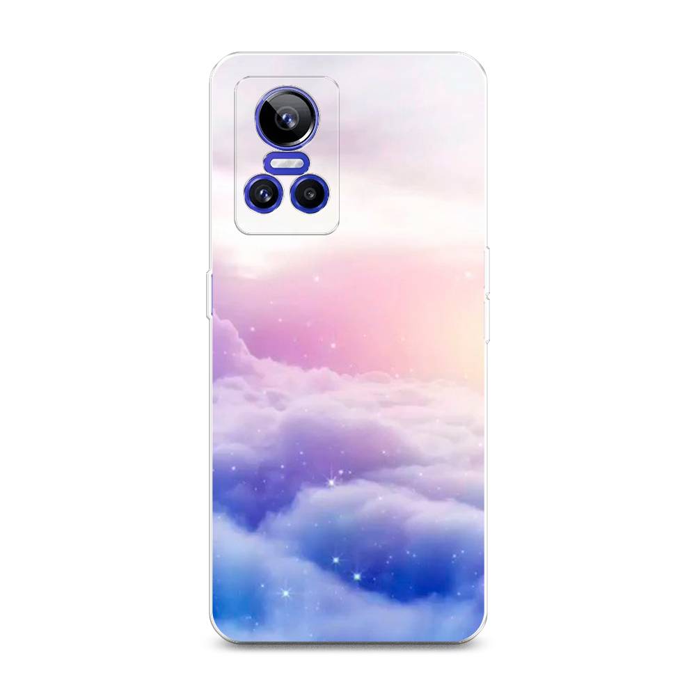 

Чехол на Realme GT Neo 3 "Небеса", Голубой;белый;розовый, 259050-2