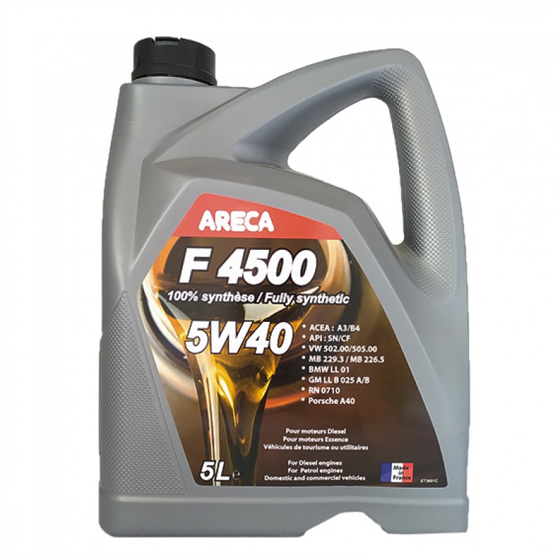 ARECA F 7500 ECO BOOST 5W20 (5L) Моторное масло синт. API SN, FORD WSS-M2C948-B