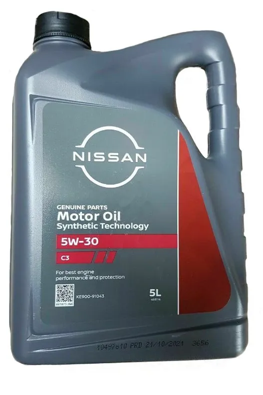 Моторное масло Nissan синтетическое 5W30 C3 9110₽