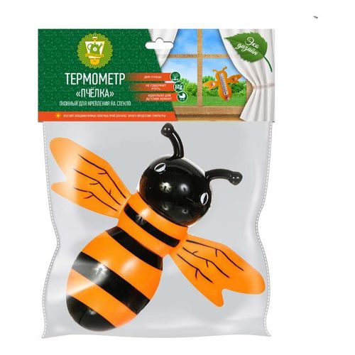 фото Термометр garden show пчелка 466188 оконный 23 х 20 см