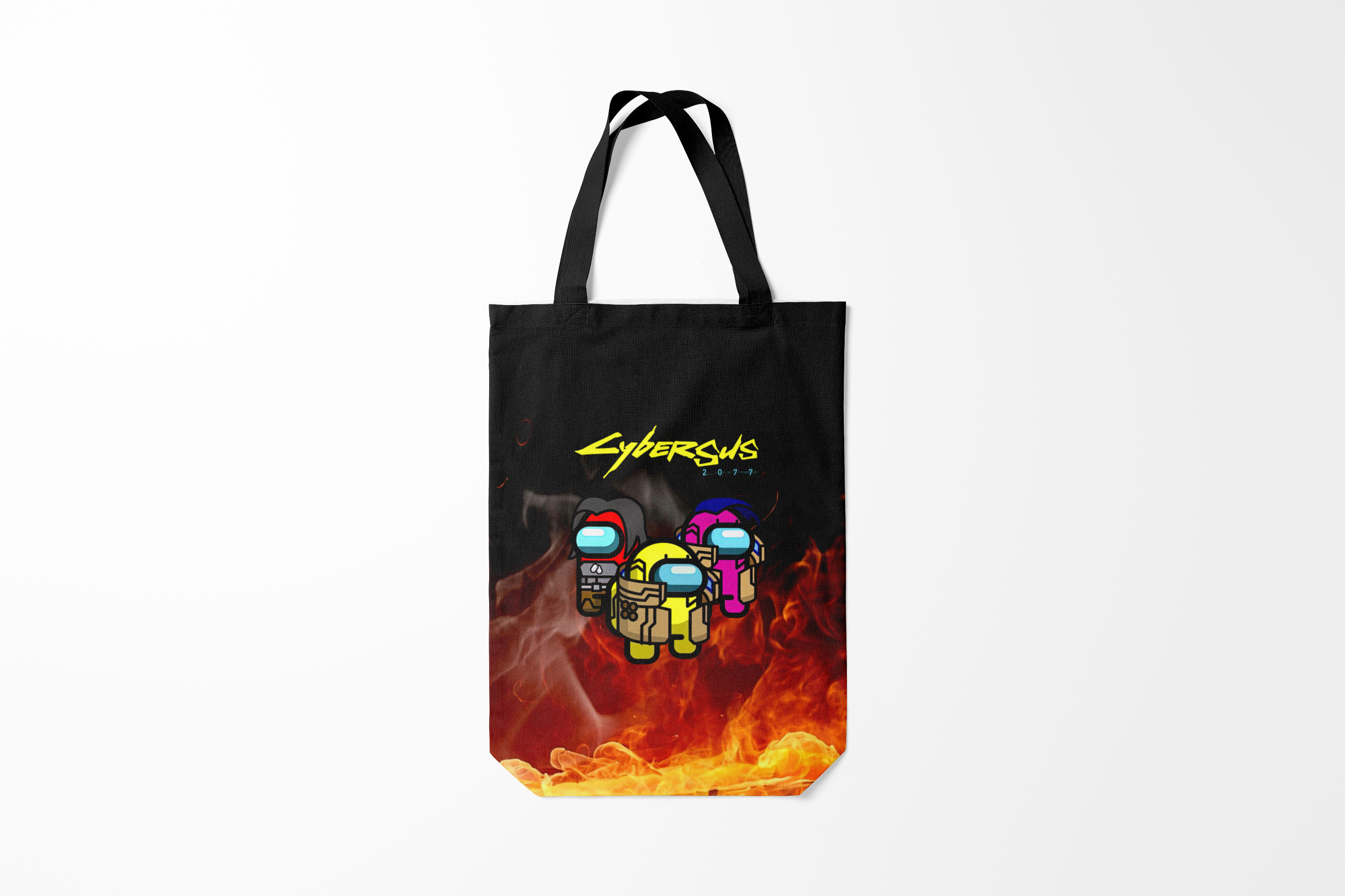 

Сумка шoппер унисекс Burnettie Cyberpunk 2077 CyberSUS,, Cyberpunk 2077 CyberSUS
