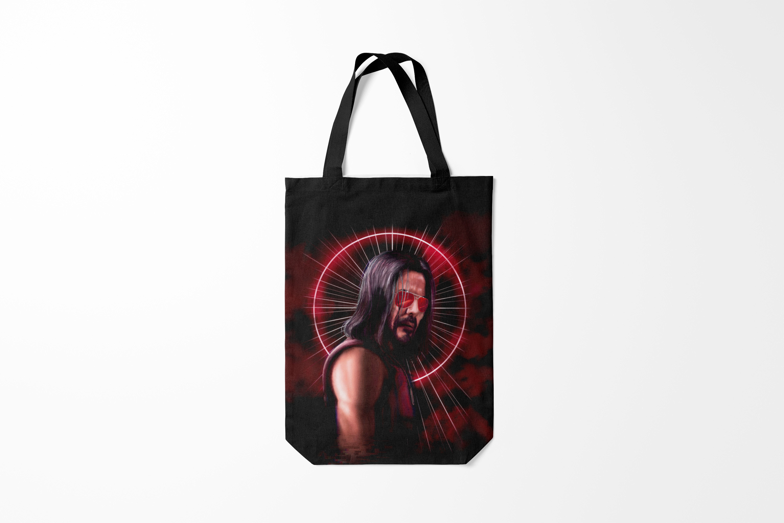 

Сумка шoппер унисекс Burnettie Cyberpunk 2077 CP77 Johnny,, Cyberpunk 2077 CP77 Johnny