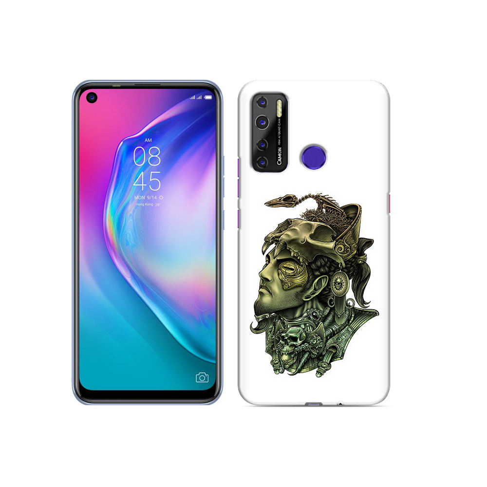 

Чехол MyPads Tocco для Tecno Camon 15 бронзовый воин, Прозрачный, Tocco