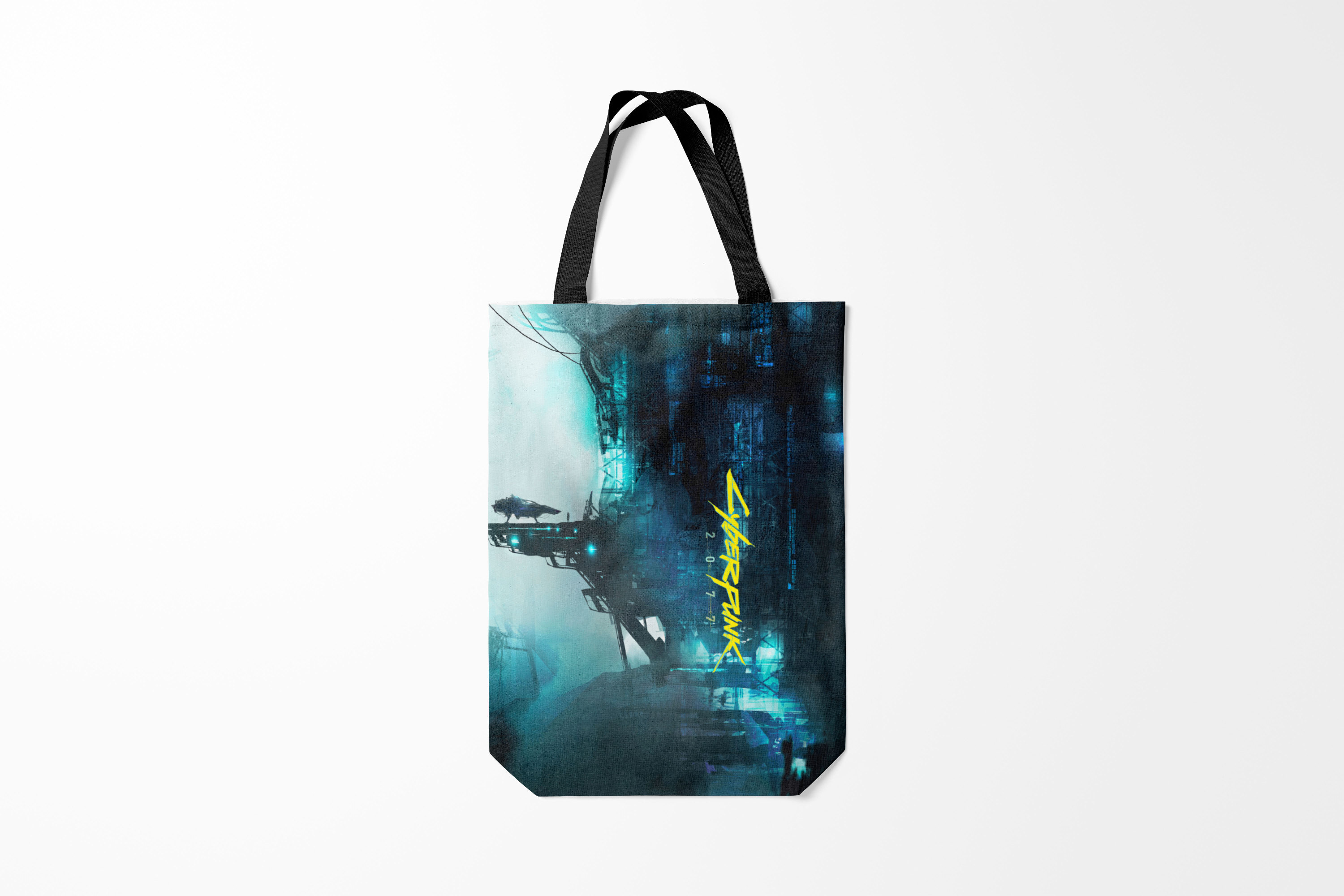 

Сумка шoппер унисекс Burnettie Cyberpunk 2077,, Cyberpunk 2077