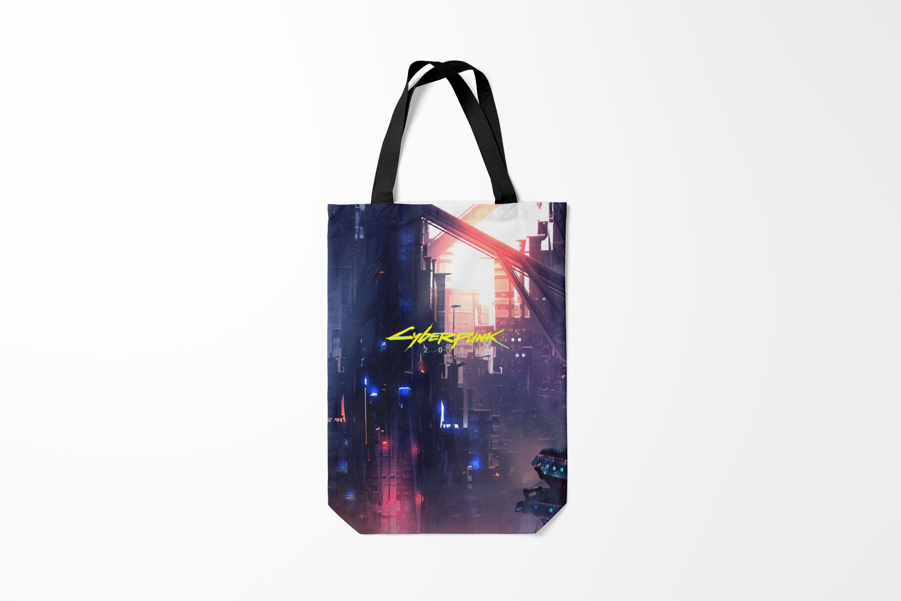 

Сумка шoппер унисекс Burnettie Cyberpunk 2077,, Cyberpunk 2077