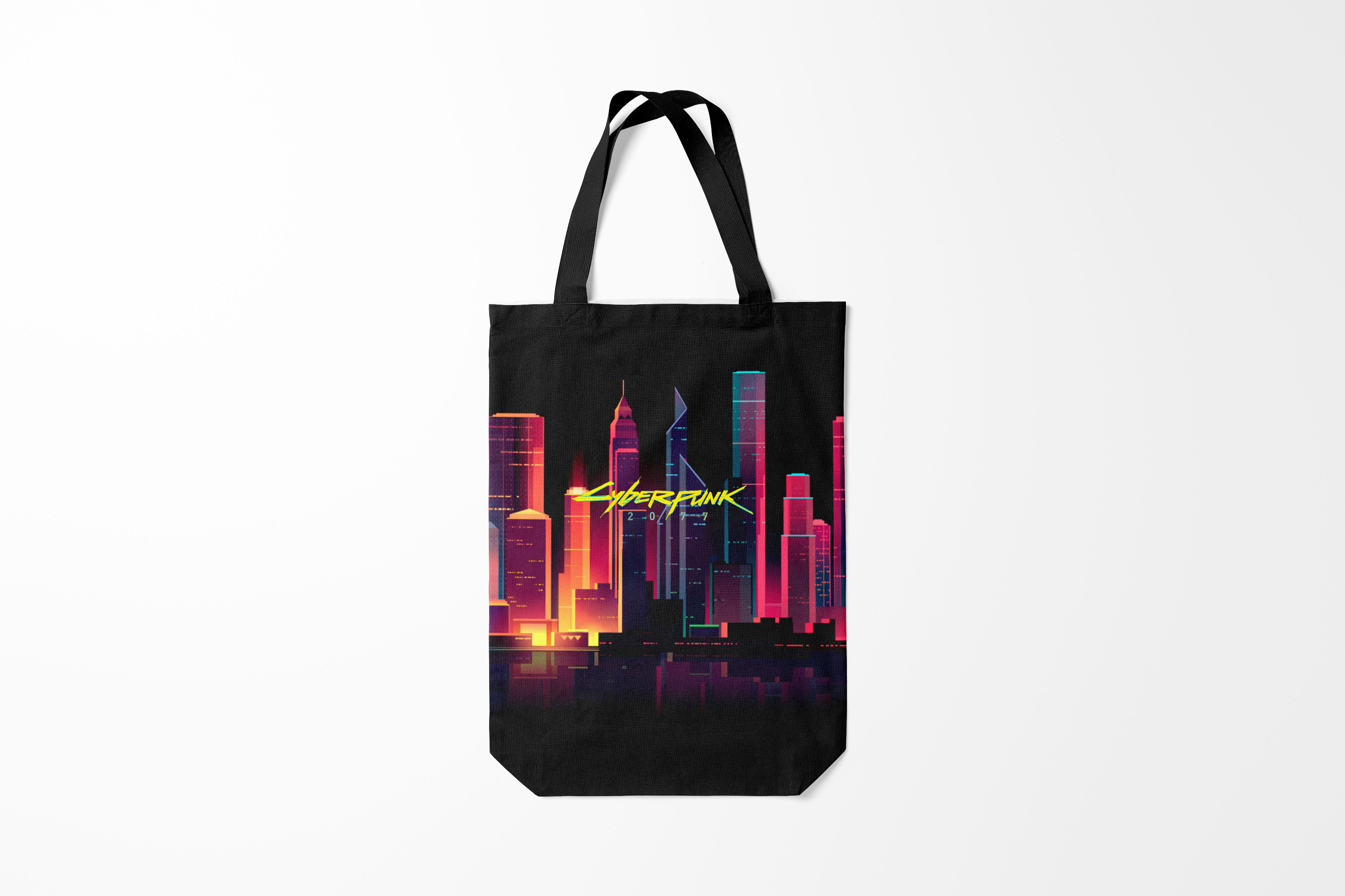 

Сумка шoппер унисекс Burnettie Cyberpunk 2077,, Cyberpunk 2077
