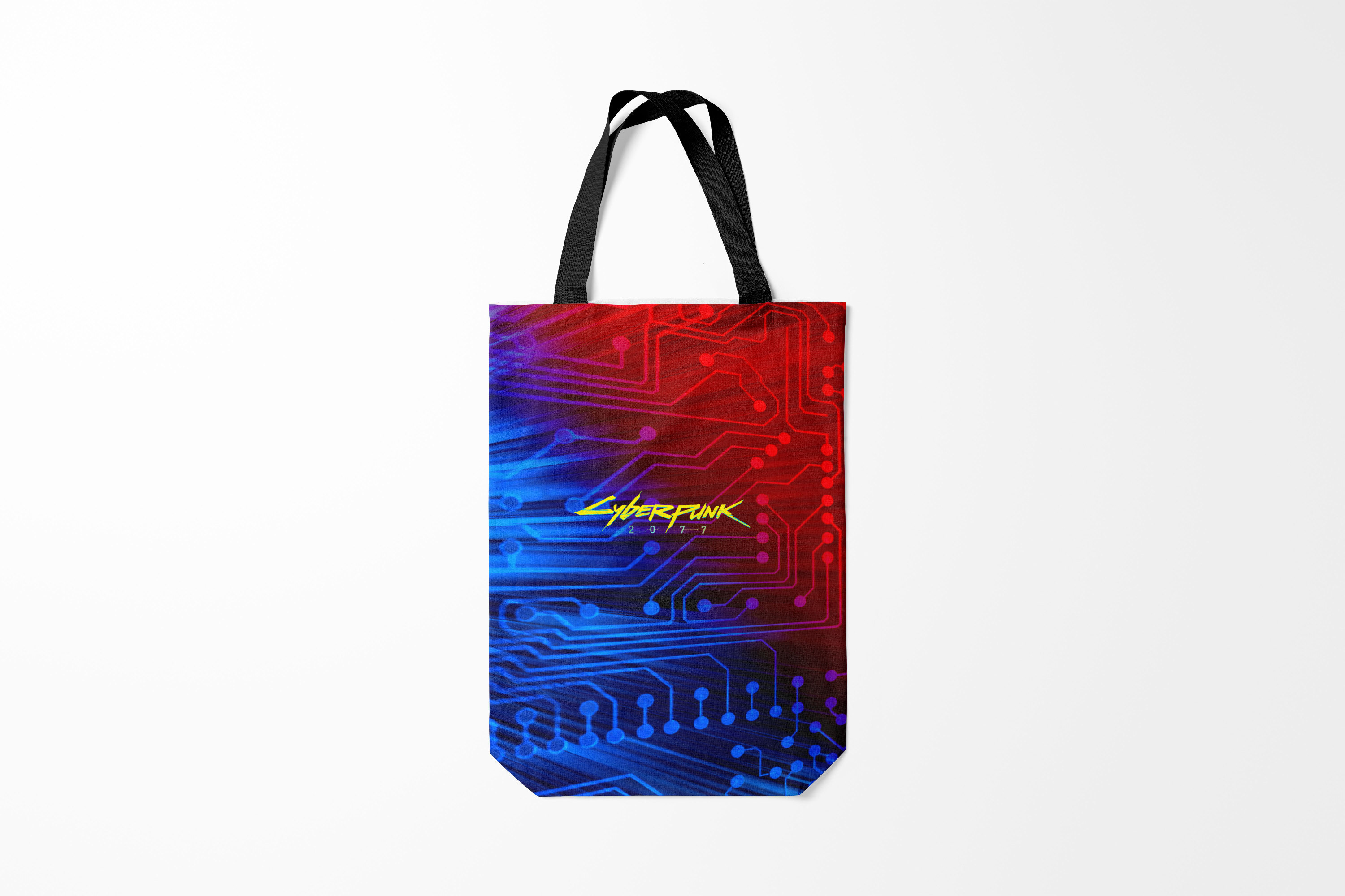 

Сумка шoппер унисекс Burnettie Cyberpunk 2077,, Cyberpunk 2077