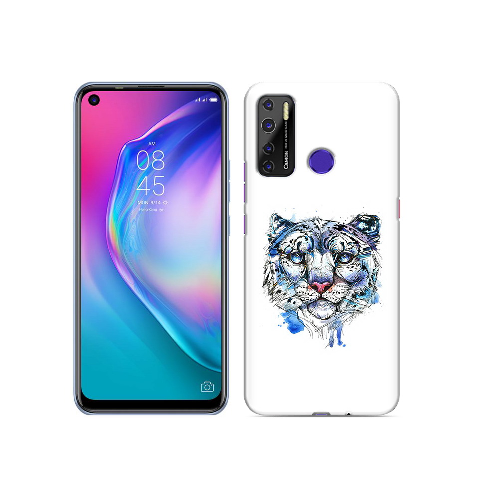 

Чехол MyPads Tocco для Tecno Camon 15 водяной тигр, Прозрачный, Tocco