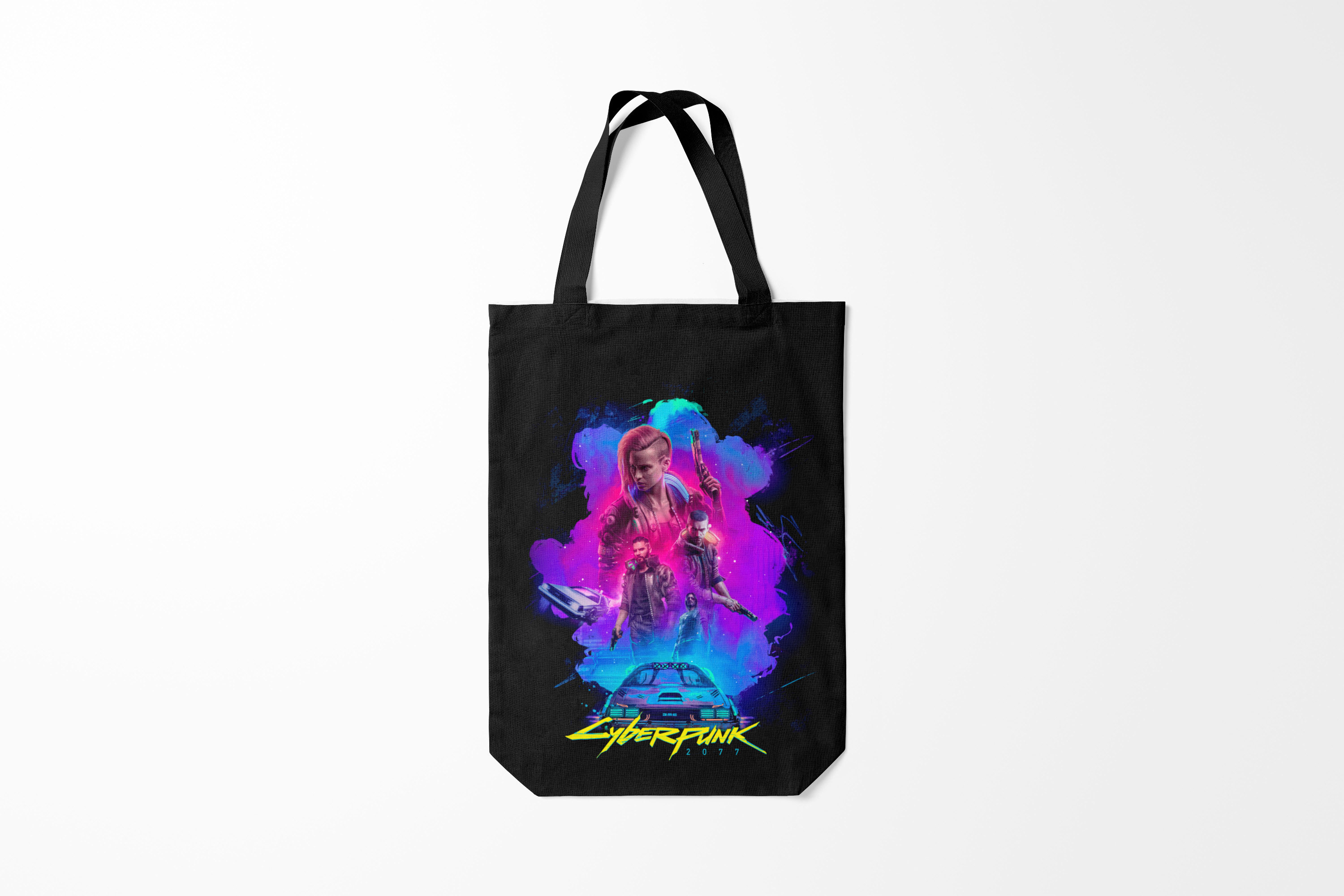 

Сумка шoппер унисекс Burnettie Cyberpunk 2077,, Cyberpunk 2077