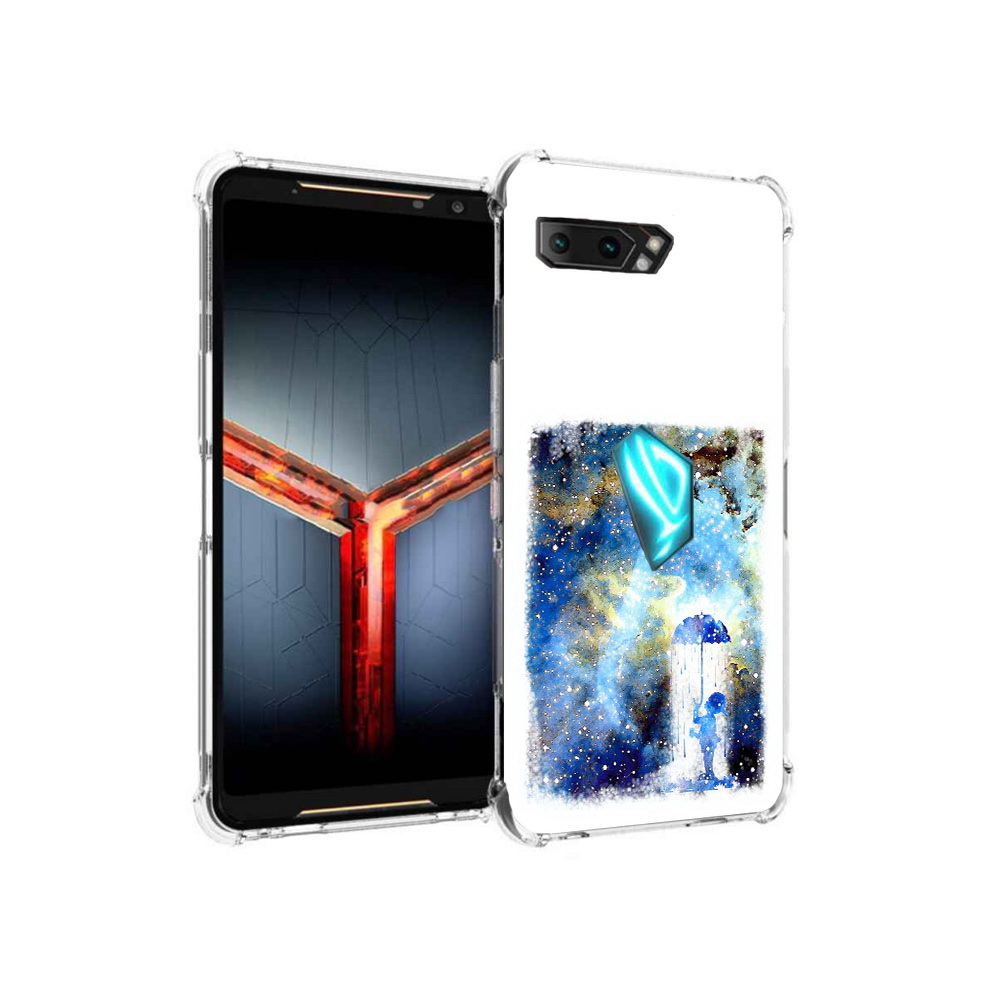 

Чехол MyPads Tocco для Asus ROG Phone 2 мальчик в небе, Прозрачный, Tocco