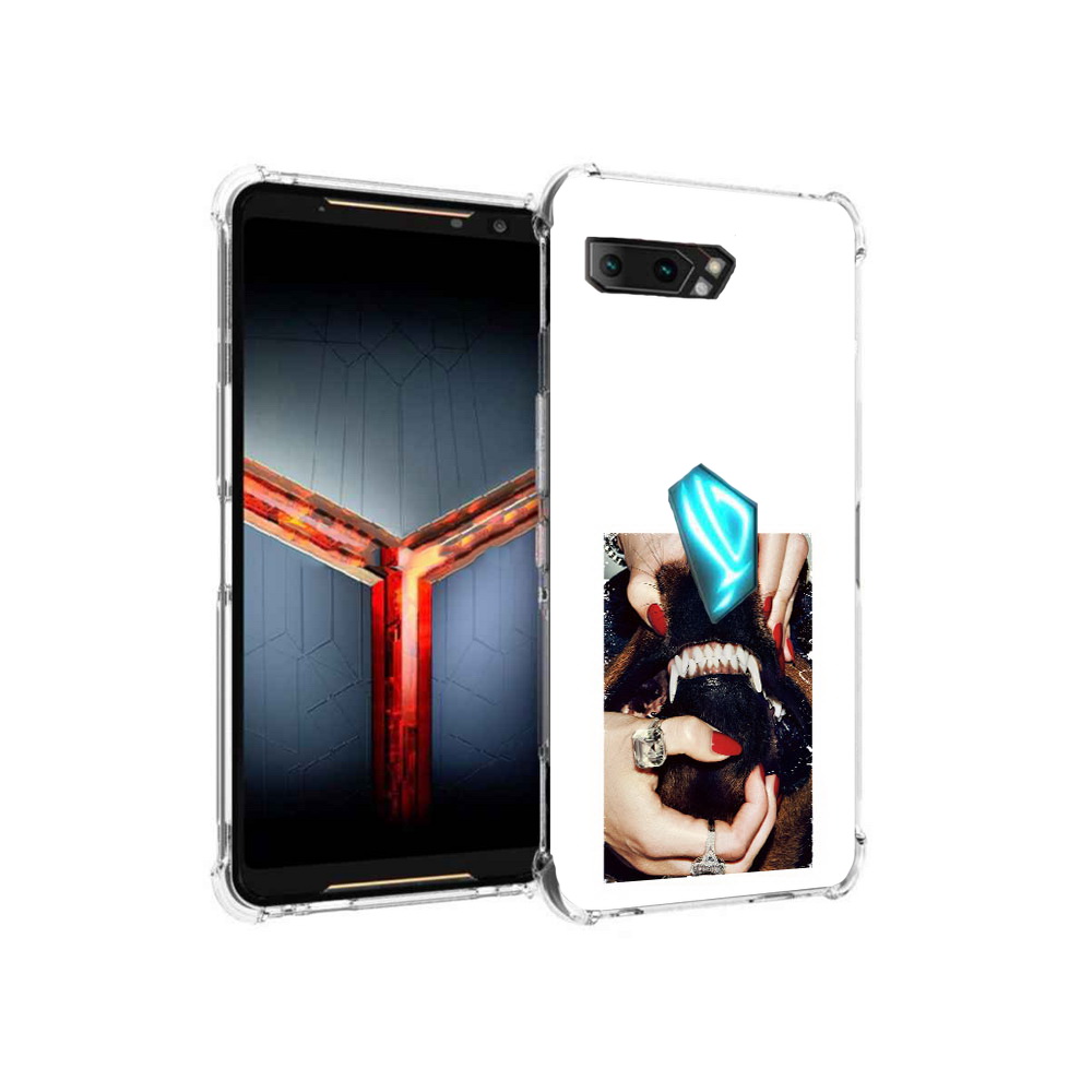 

Чехол MyPads Tocco для Asus ROG Phone 2 маникюр, Прозрачный, Tocco
