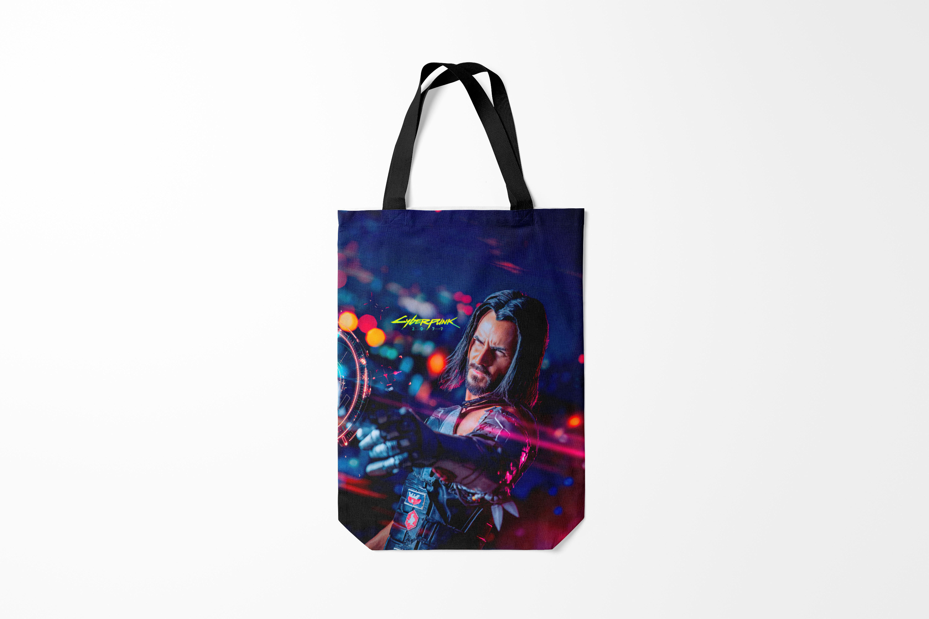 

Сумка шoппер унисекс Burnettie Cyberpunk 2077,, Cyberpunk 2077