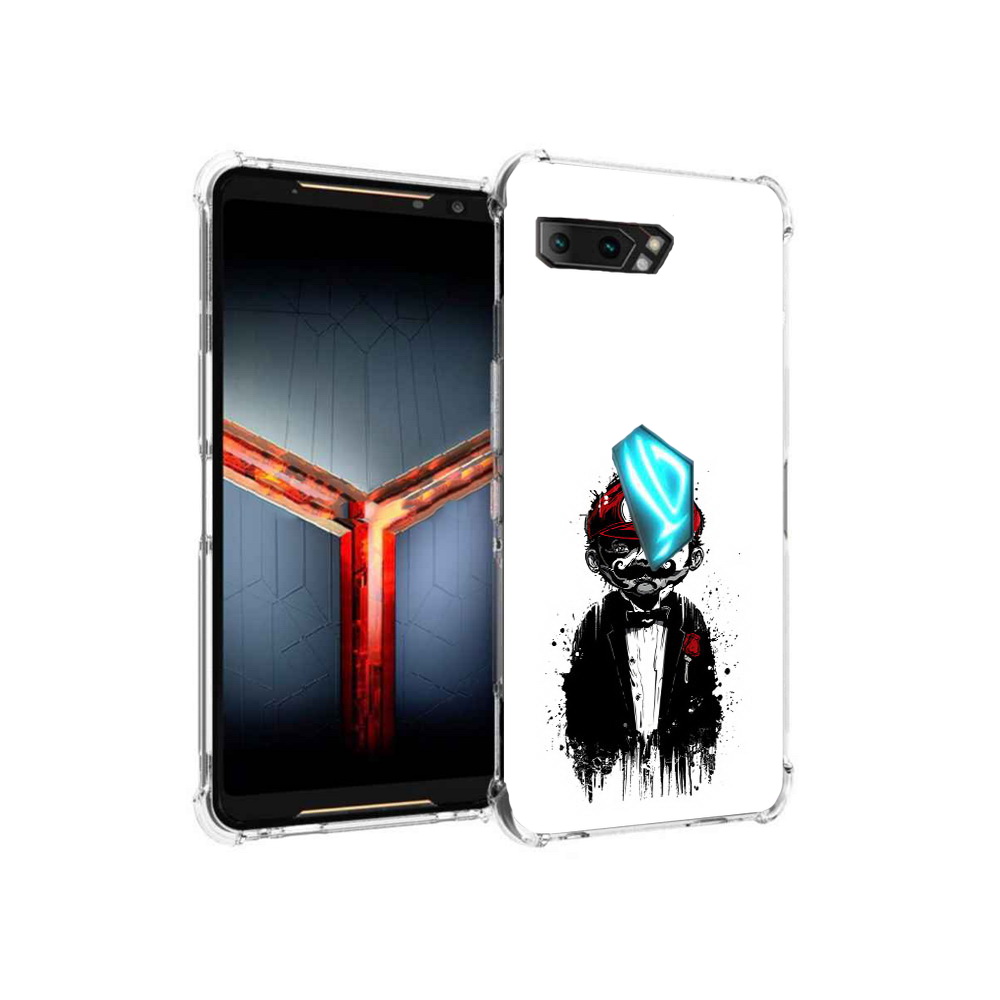 

Чехол MyPads Tocco для Asus ROG Phone 2 марио, Прозрачный, Tocco