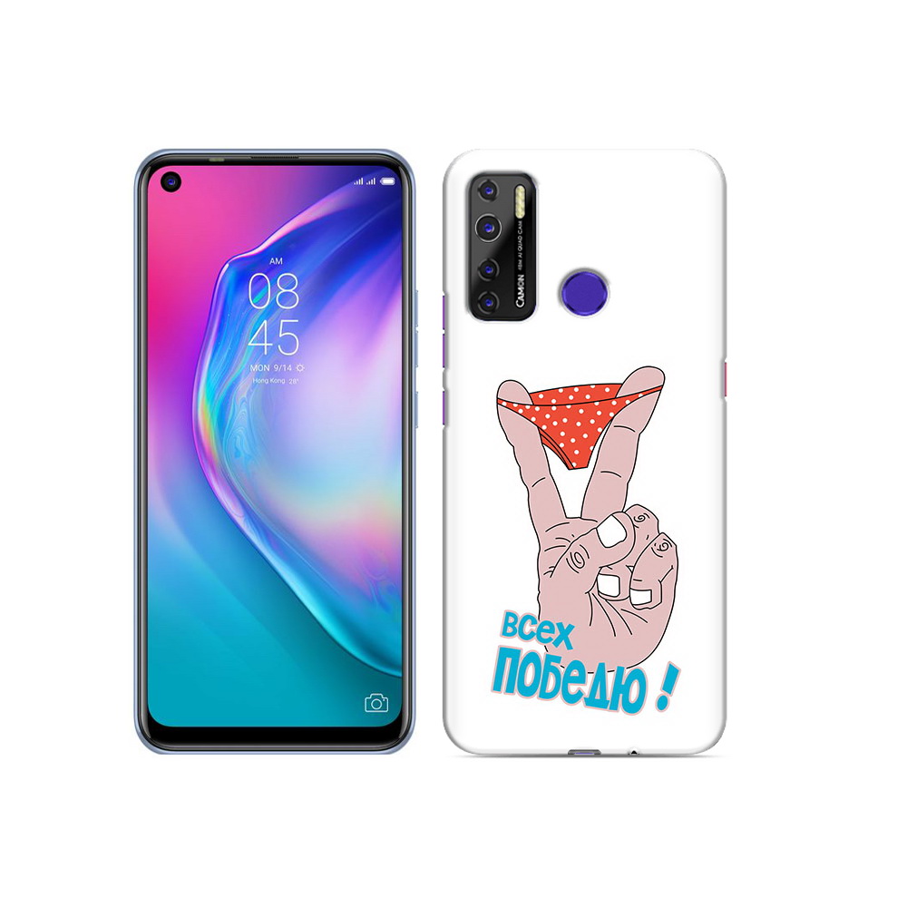 

Чехол MyPads Tocco для Tecno Camon 15 всех победю, Прозрачный, Tocco
