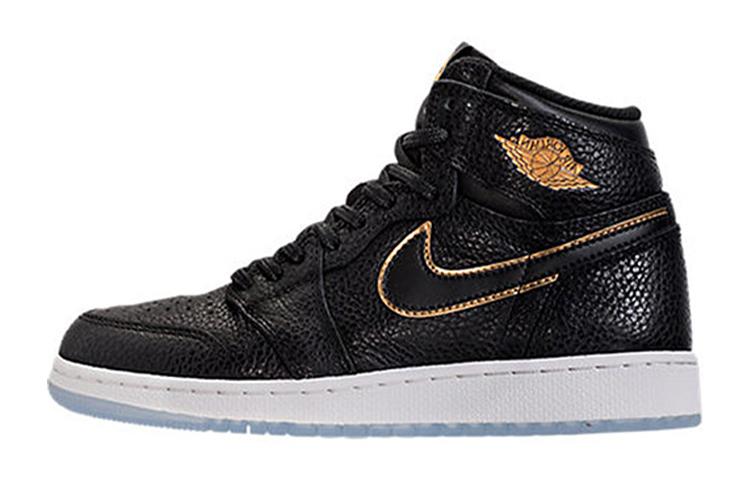 

Кеды унисекс Jordan Air Jordan 1 High City Of Flight LA All Star GS 2018 черные 38.5 EU, Черный, Air Jordan 1 High City Of Flight LA All Star GS 2018