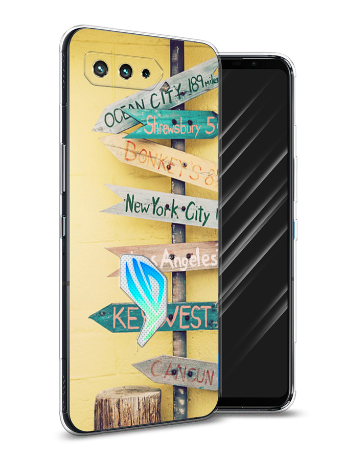 

Чехол Awog на Asus ROG Phone 5S "Нулевой километр", Желтый, 44550-4
