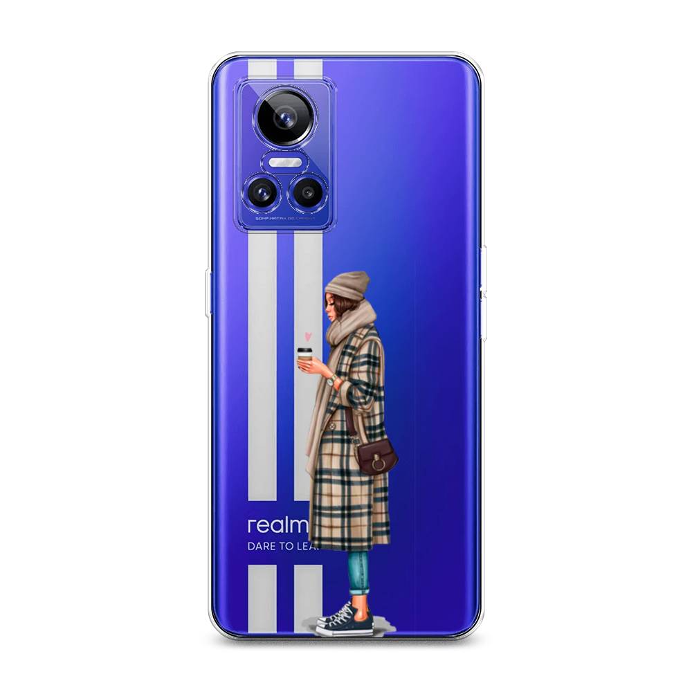 

Чехол на Realme GT Neo 3 "Утренний кофе", Коричневый;бежевый, 259050-6