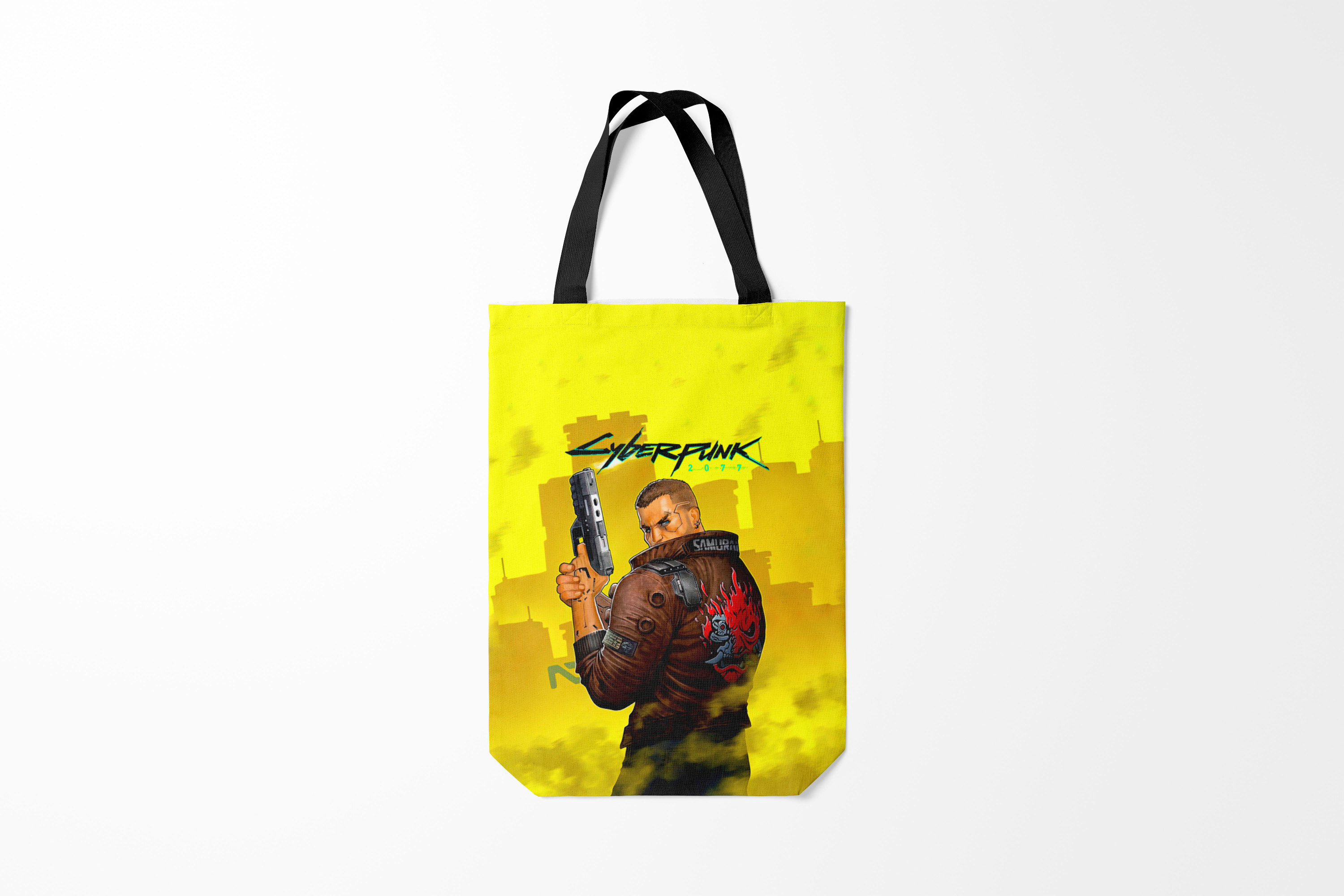 

Сумка шoппер унисекс Burnettie Cyberpunk 2077,, Cyberpunk 2077