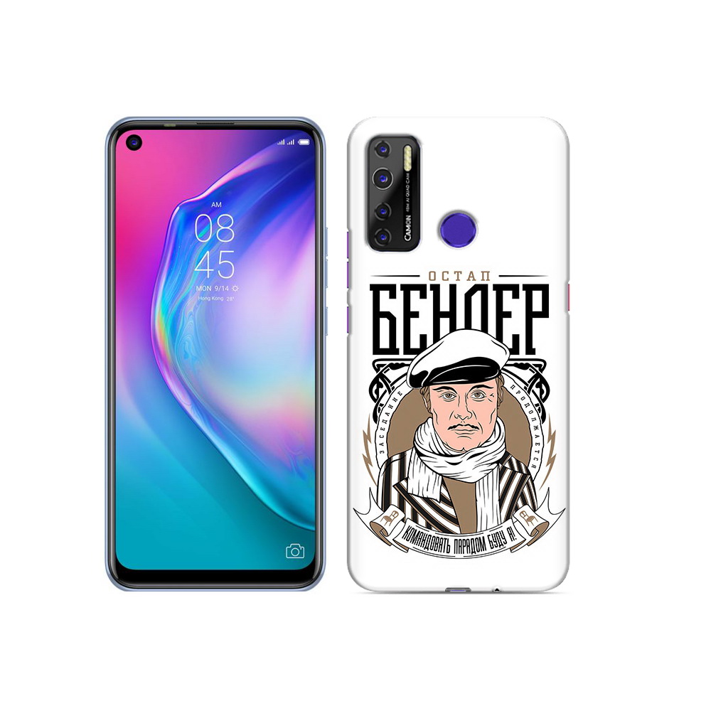 

Чехол MyPads Tocco для Tecno Camon 15 Бендер, Прозрачный, Tocco