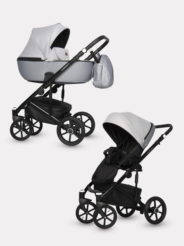 

Коляска 2 в 1 Riko Basic Ozon Shine серый 03, Ozon Shine