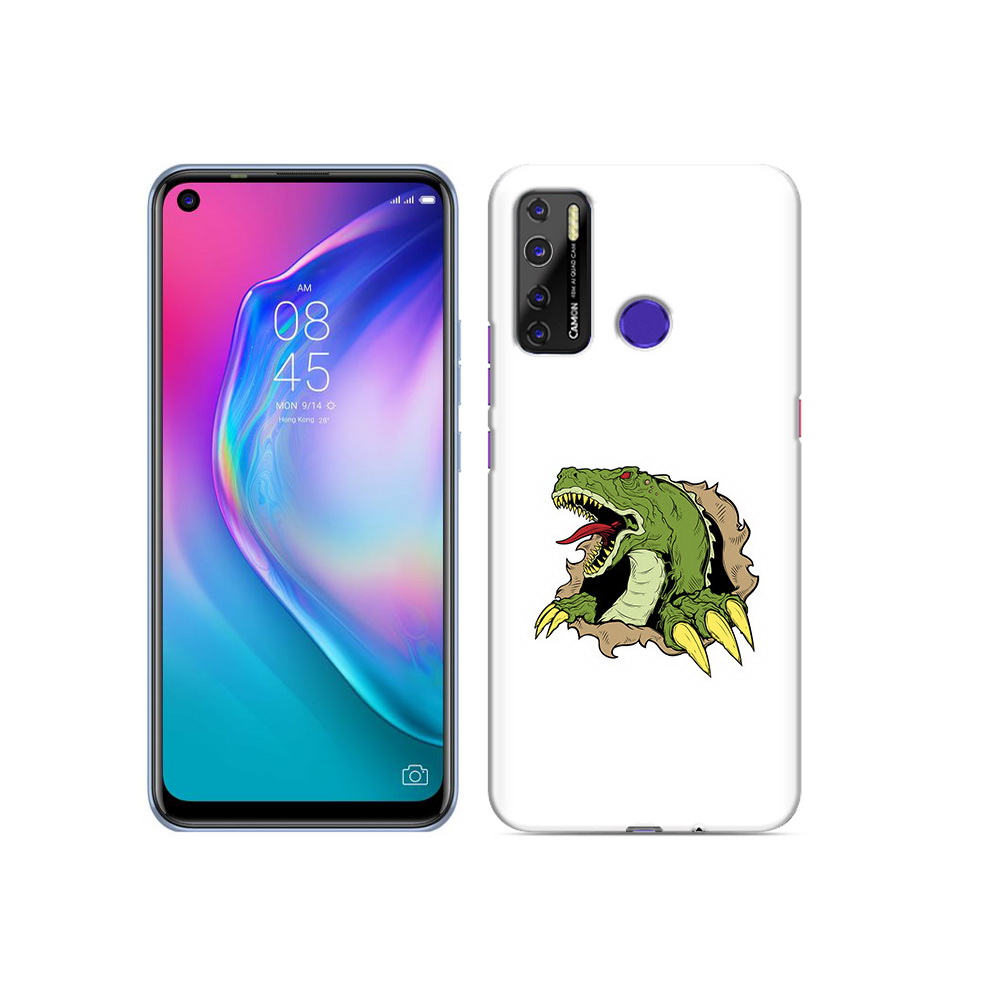 

Чехол MyPads Tocco для Tecno Camon 15 годзила, Прозрачный, Tocco