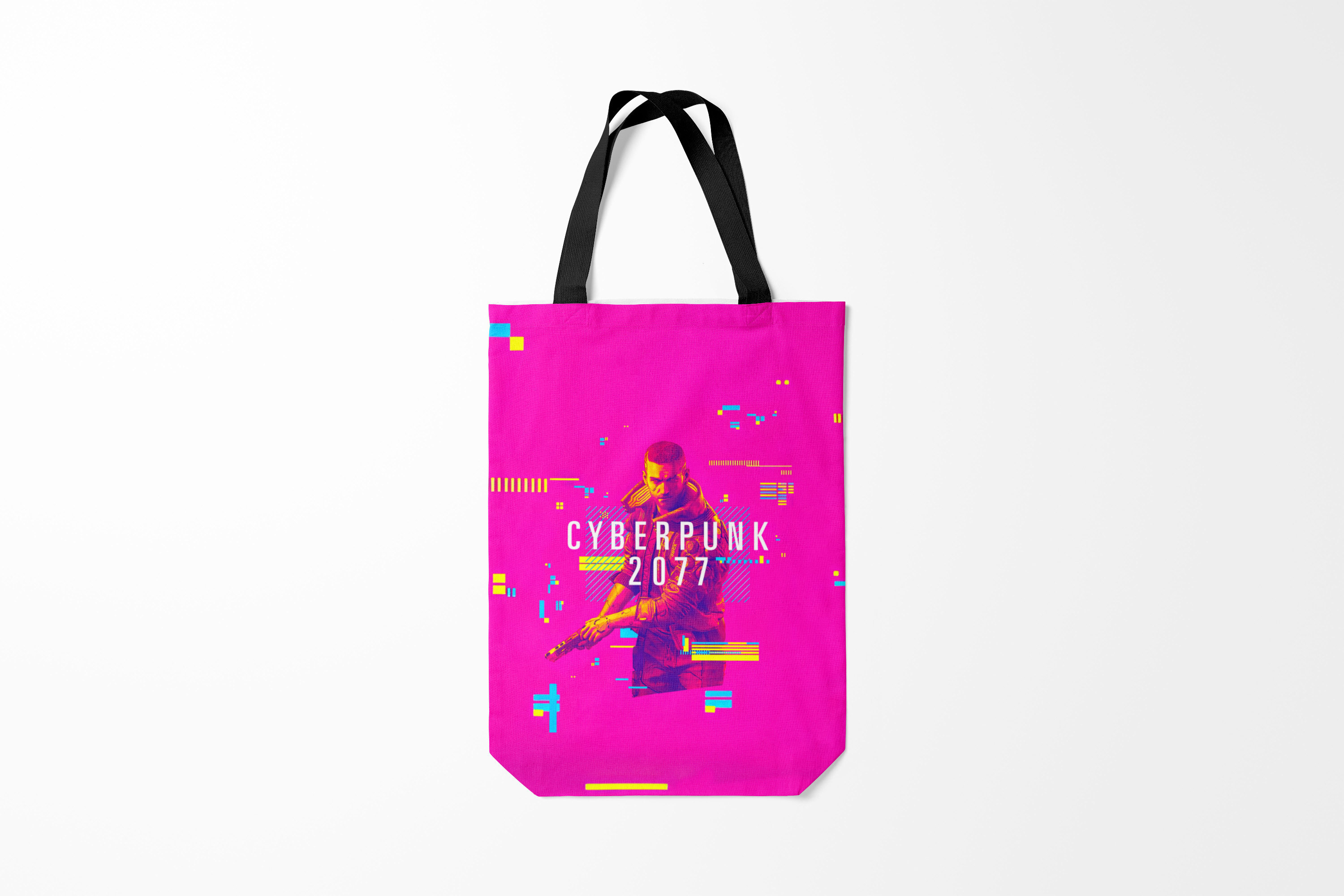 

Сумка шoппер унисекс Burnettie Cyberpunk 2077,, Cyberpunk 2077