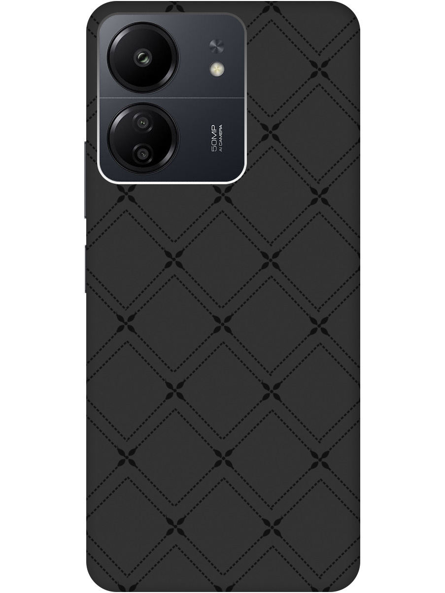 

Чехол на Xiaomi Redmi 13C / Poco C65 "Стильные линии" Soft Touch черный, 20001465