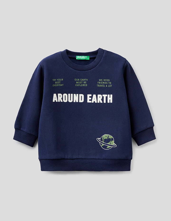 

Свитшот для мальчиков Benetton цв. синий р.86, 21A_3EB5C15FD