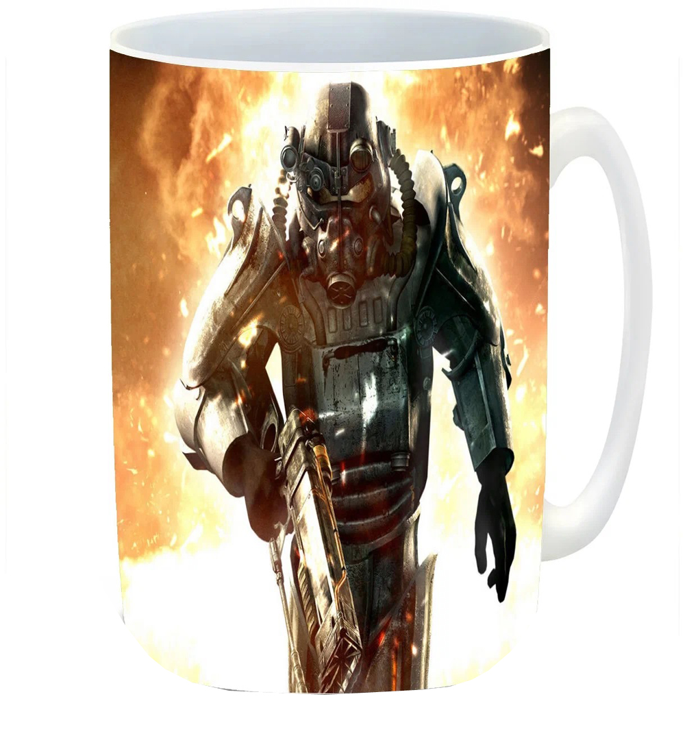 

Кружка CoolPodarok Fallout 3 game В огне