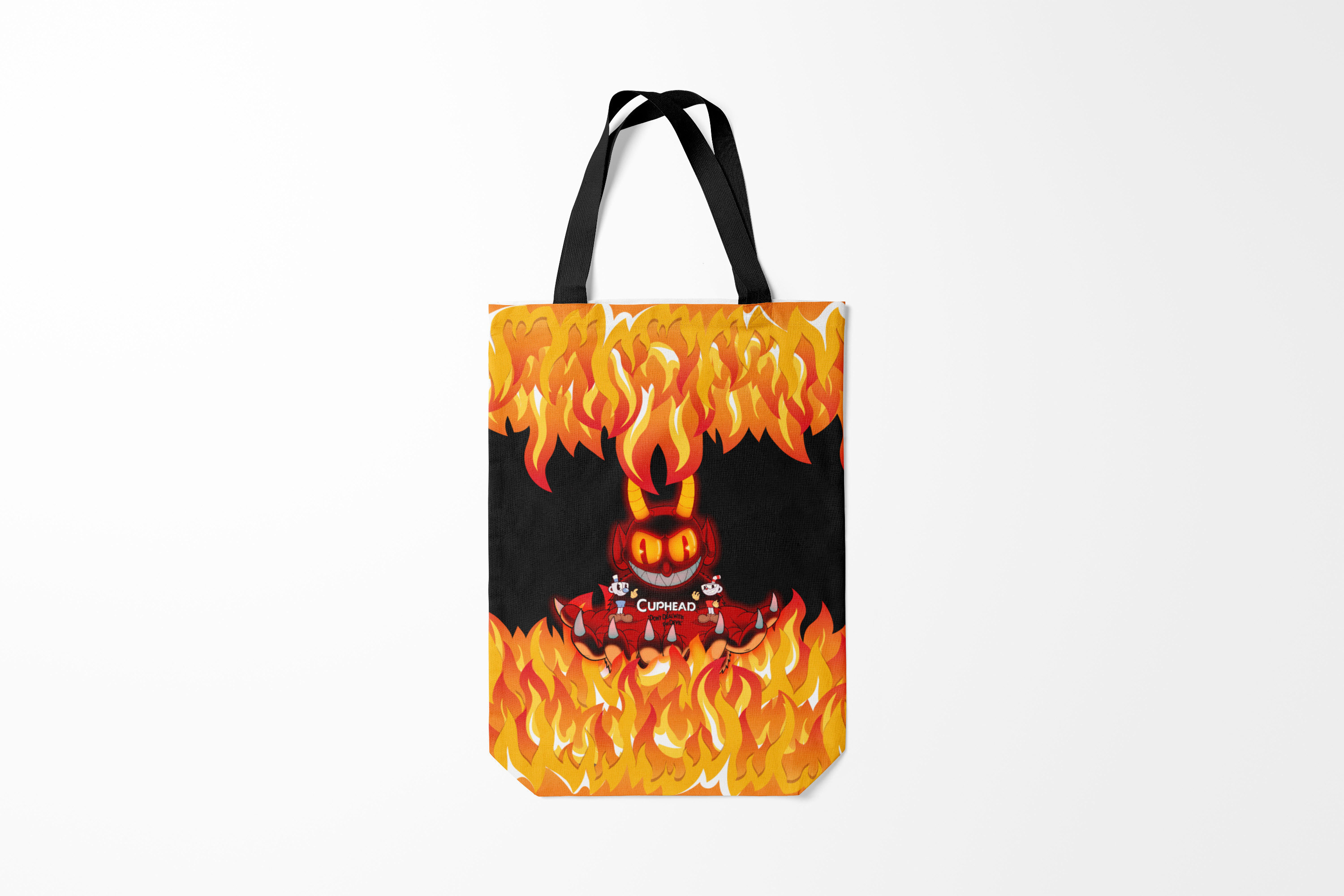 

Сумка шoппер унисекс Burnettie Cuphead DEVIL,, Cuphead DEVIL
