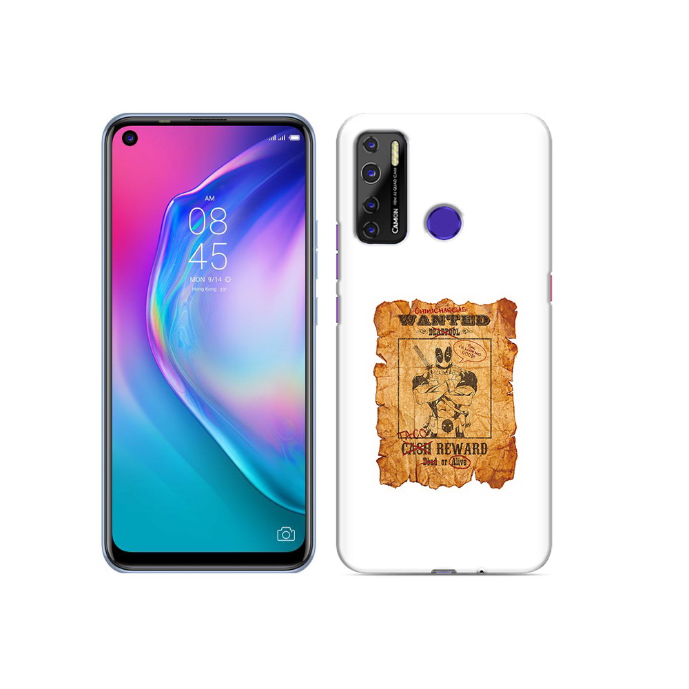 

Чехол MyPads Tocco для Tecno Camon 15 дедпул, Прозрачный, Tocco